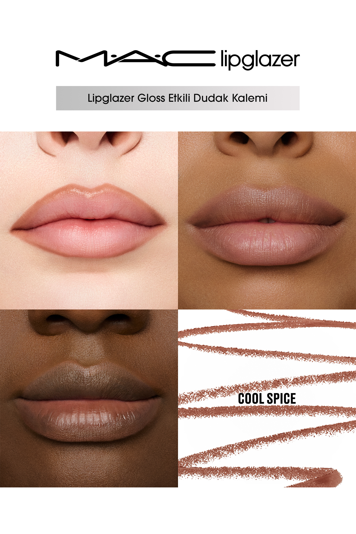 Lipglazer Gloss Etkili Dudak Kalemi - Cool Spice — قهوه‌ای 137547 — تصویر 3 از 7