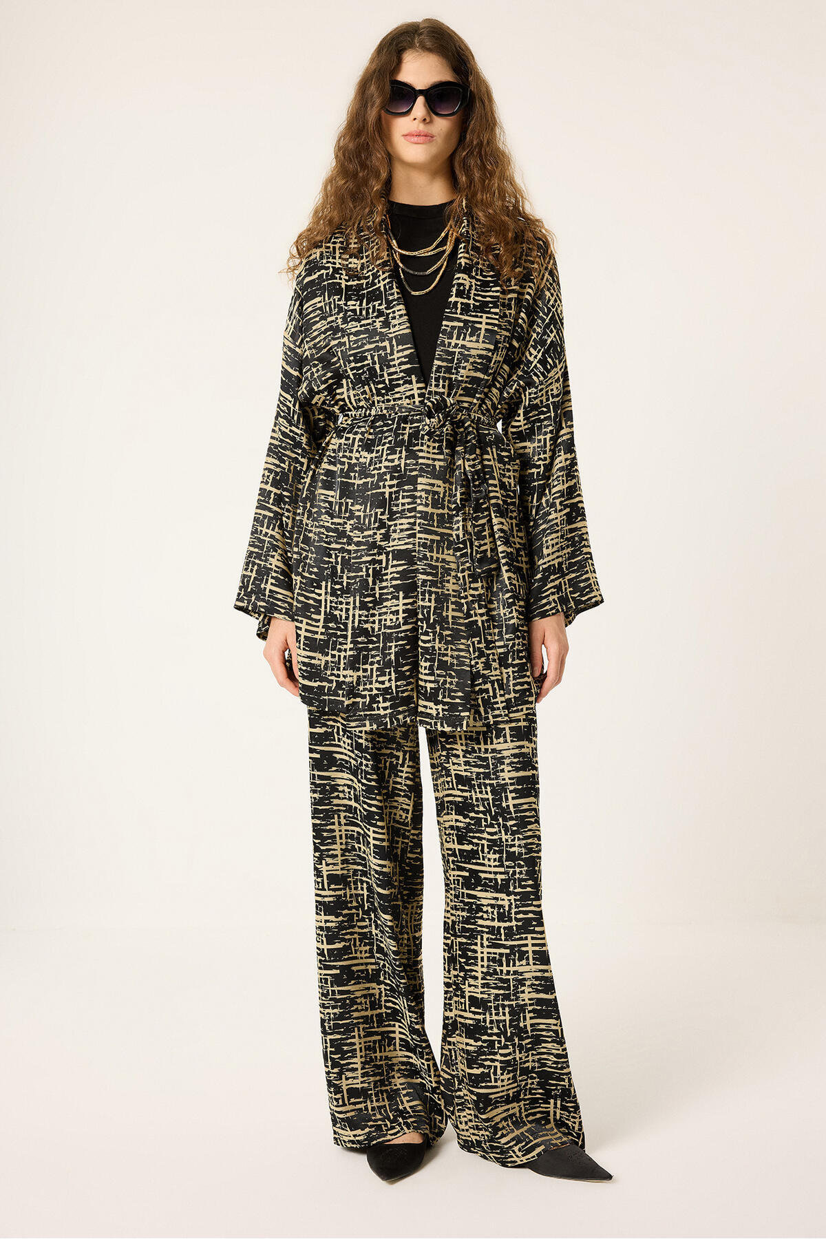 Touche Prive KIMONO PANT SET
