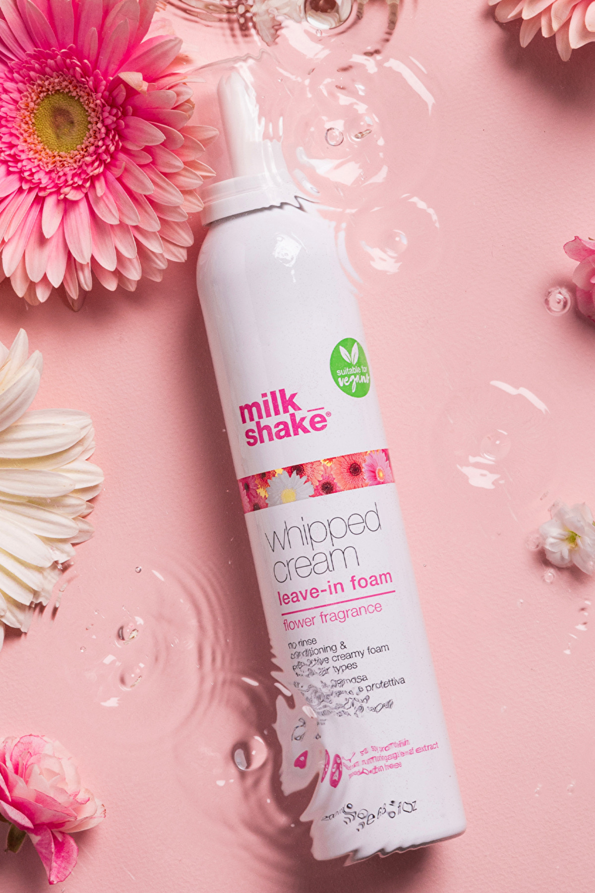 milk_shake Whipped Cream Flower Çiçek Esanslı Vegan Durulanmayan Bakım Köpüğü 200 ml — 1026415 — تصویر 3 از 5