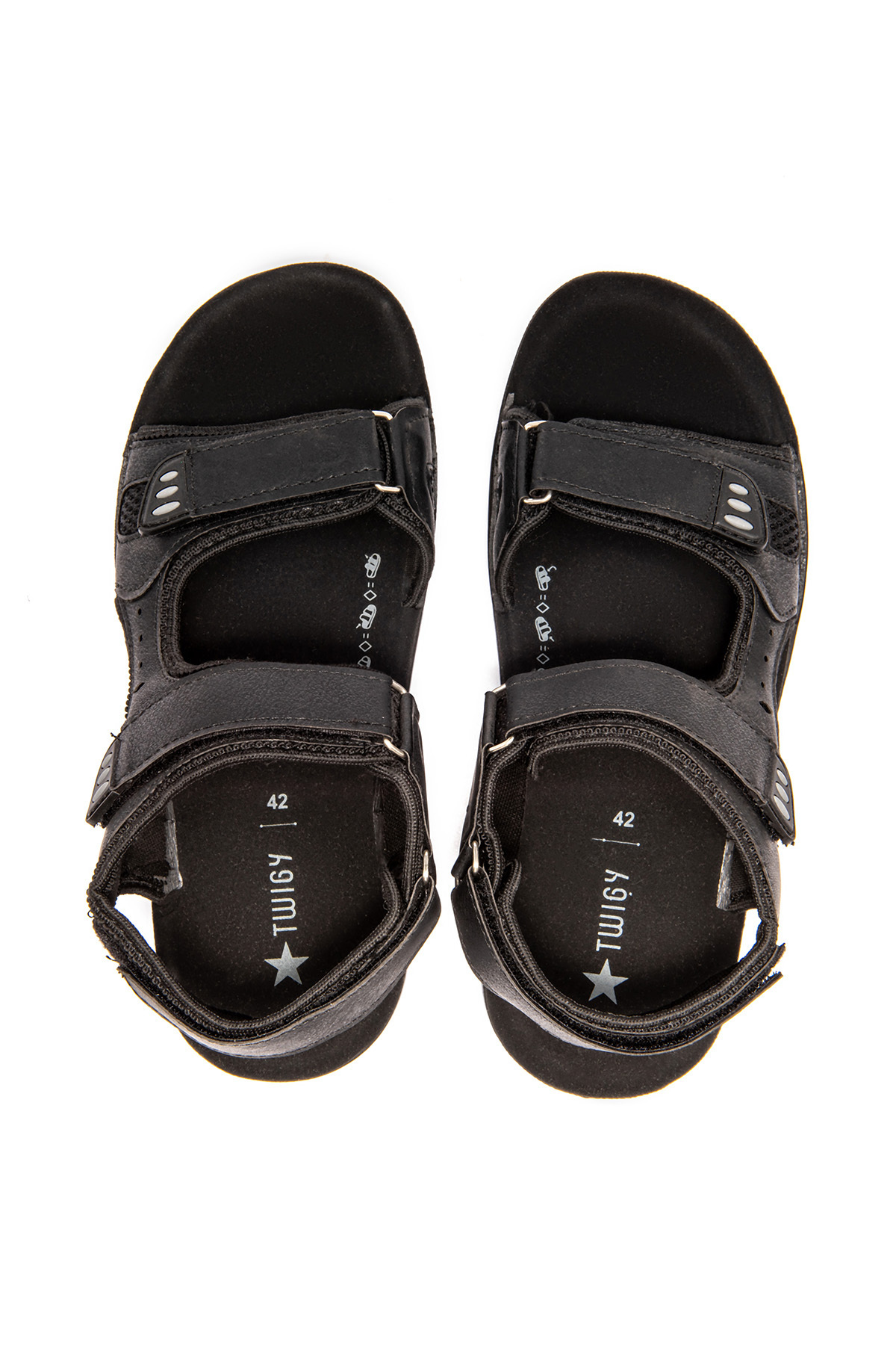 Twigy TWIcardi Erkek Sandalet Siyah 36/40 görsel 3