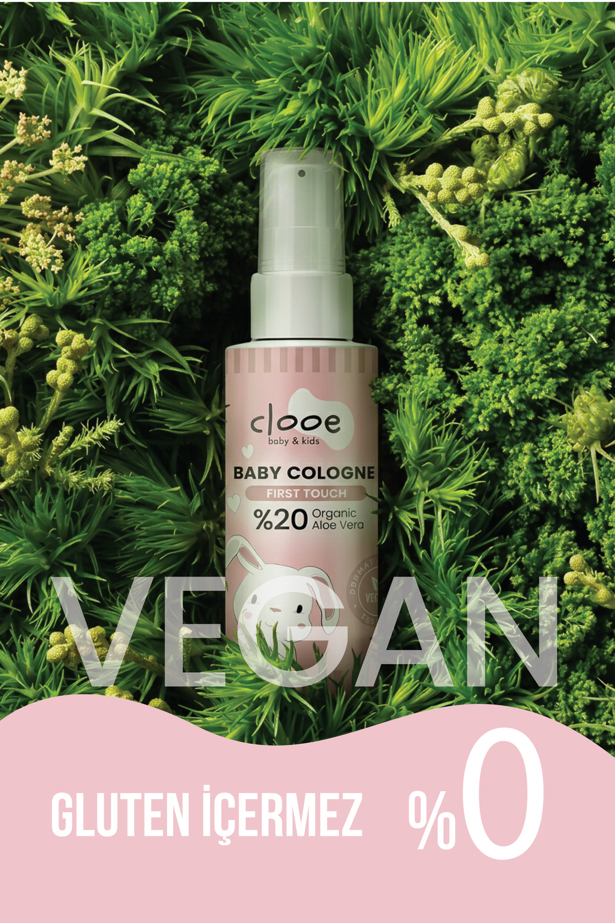 2'li Bebek Kolonyası First Touch 40 ml - Temiz Çarşaf Esintili - Organik Aloe Vera Özlü — PKA058 — تصویر 2 از 4