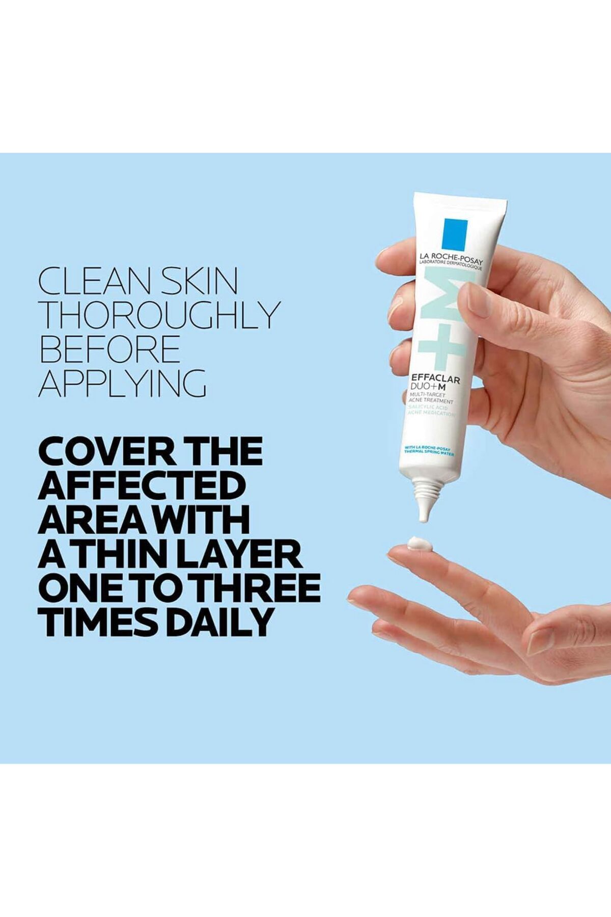 کرم ضد جوش و جوش سرسیاه La Roche-Posay Effaclar Duo+ M 40 میلی لیتر — 8694673431494 — تصویر 5 از 6
