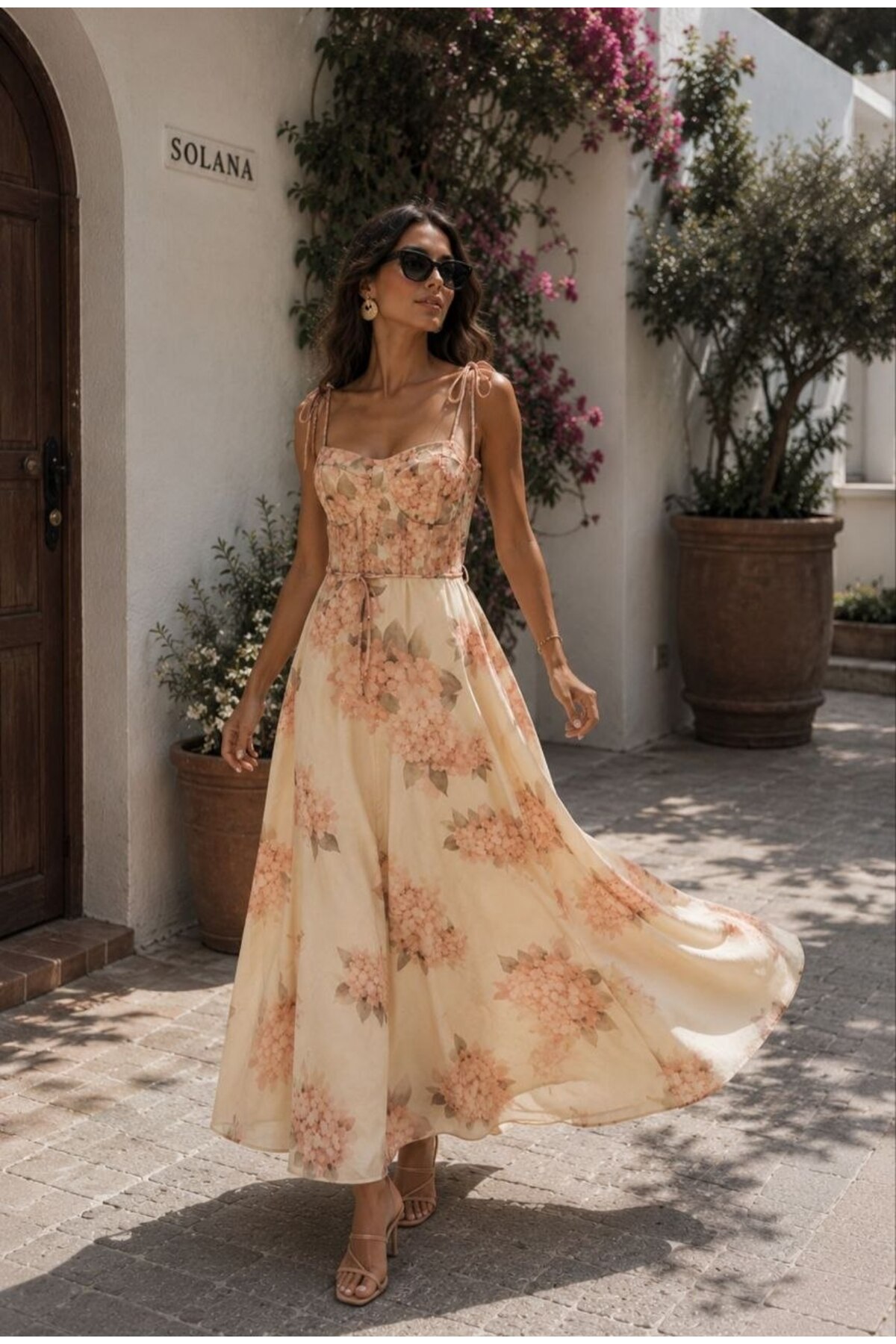 luzuze Women's Aquarelle Floral Collection Dress