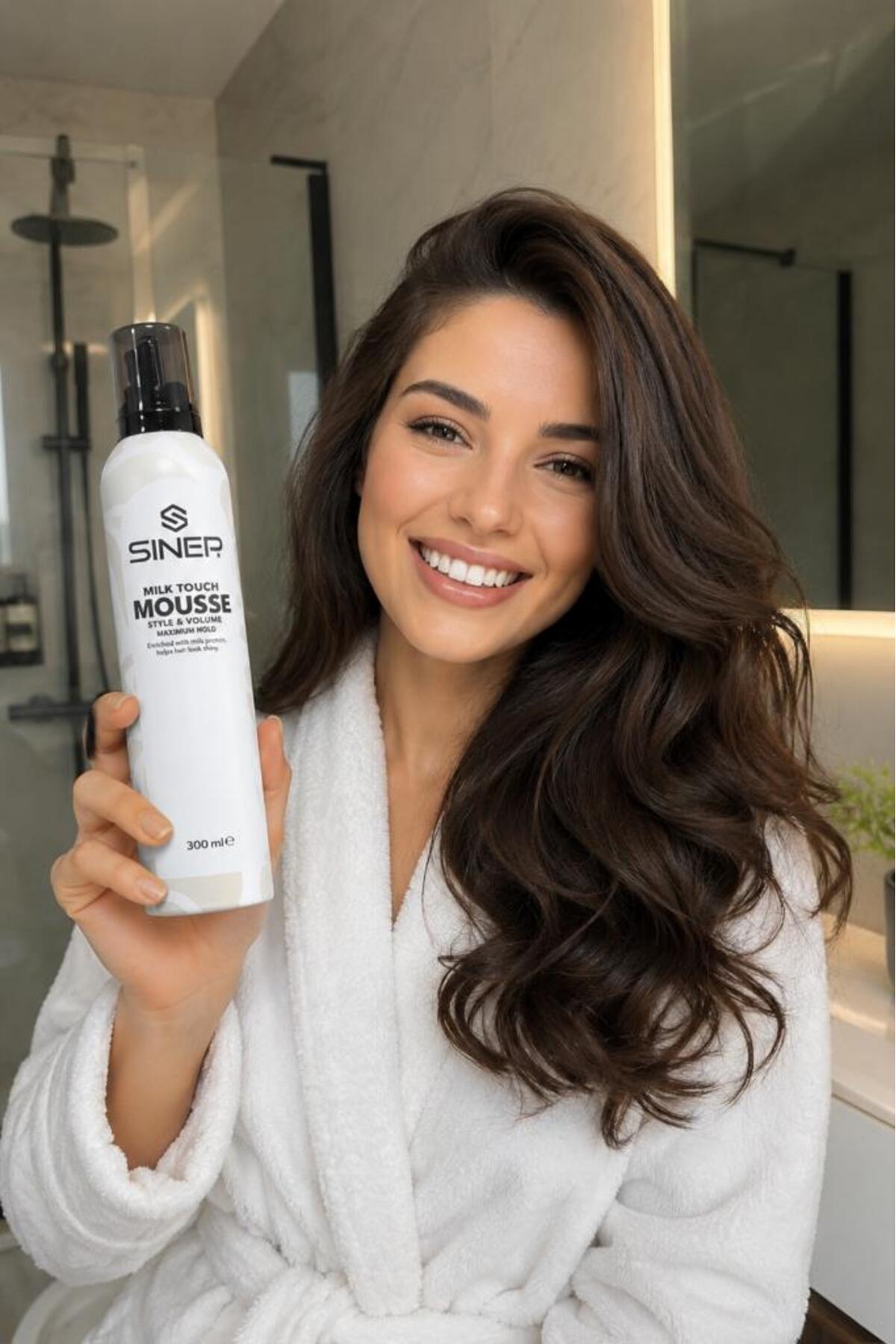 Milk Touch Yüksek Tutuşlu Hacimlendirici Parlak Süt Proteinli Saç Köpüğü 300 Ml — SINEP-87 — تصویر 3 از 3