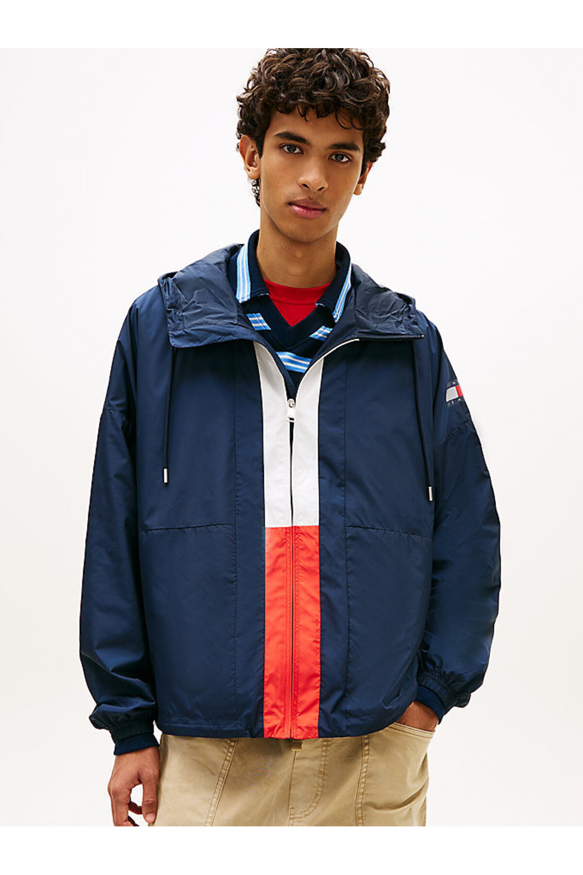 Tommy Hilfiger Erkek TJM Chicago Flag Rüzgarlık