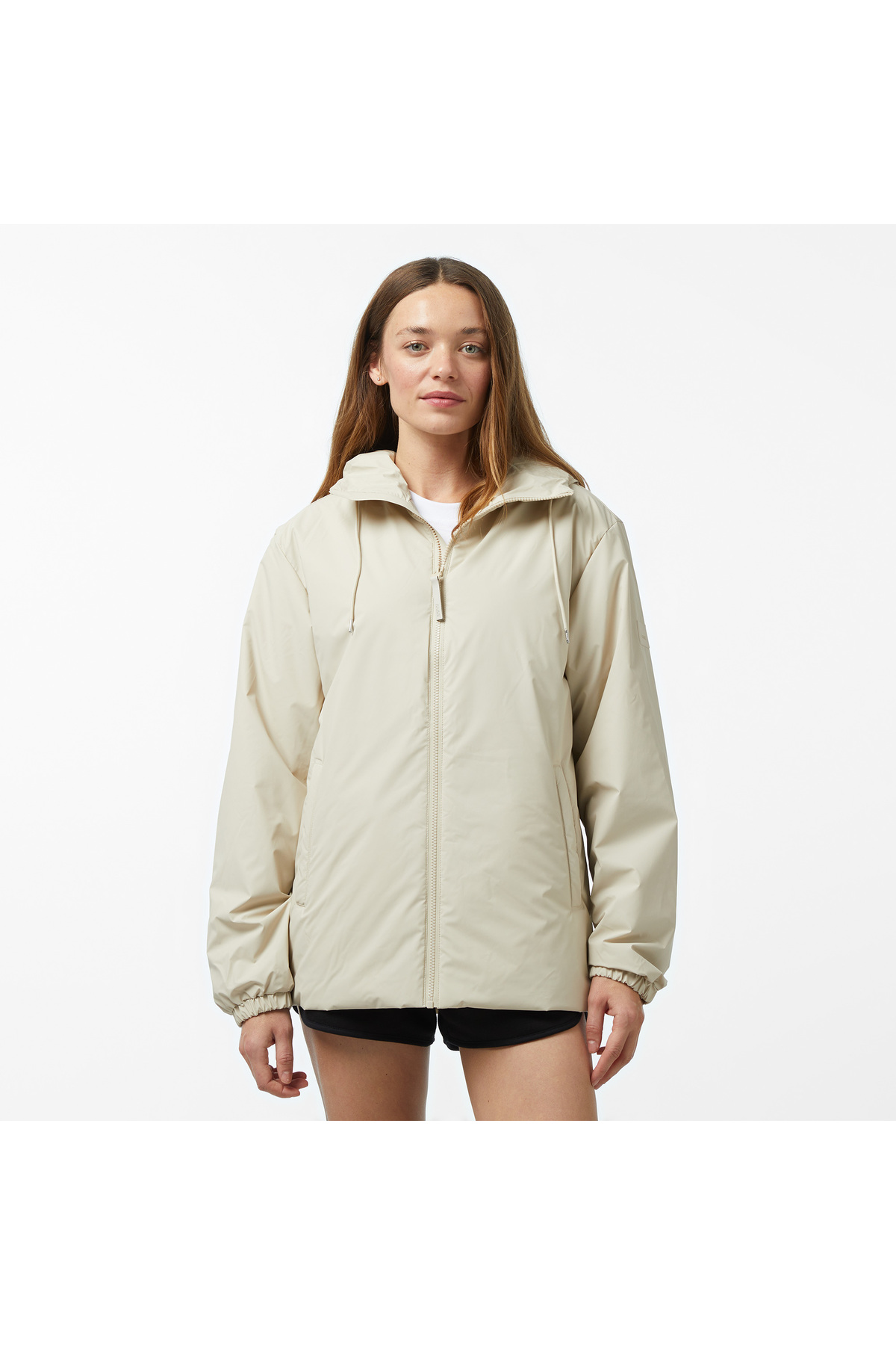 Rains Lohja Insulated W3T1 Kadın Krem Yağmurluk görsel 4
