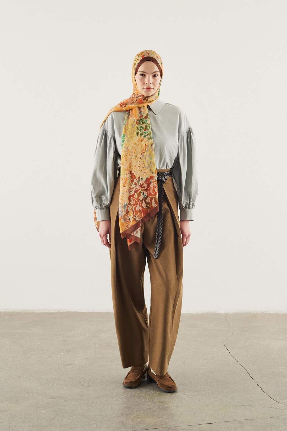 DeFacto Fresh Scarfs X Botanical Art Viskon Şal I1740AX26SM görsel 6