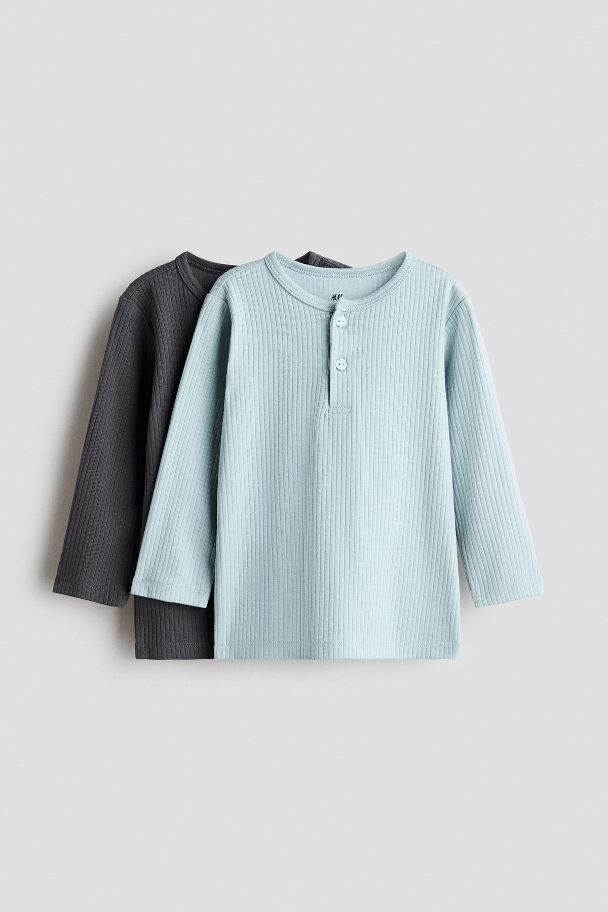 تاپ یقه گرد نخی دو تکه اچ اند ام تی شرت H&M