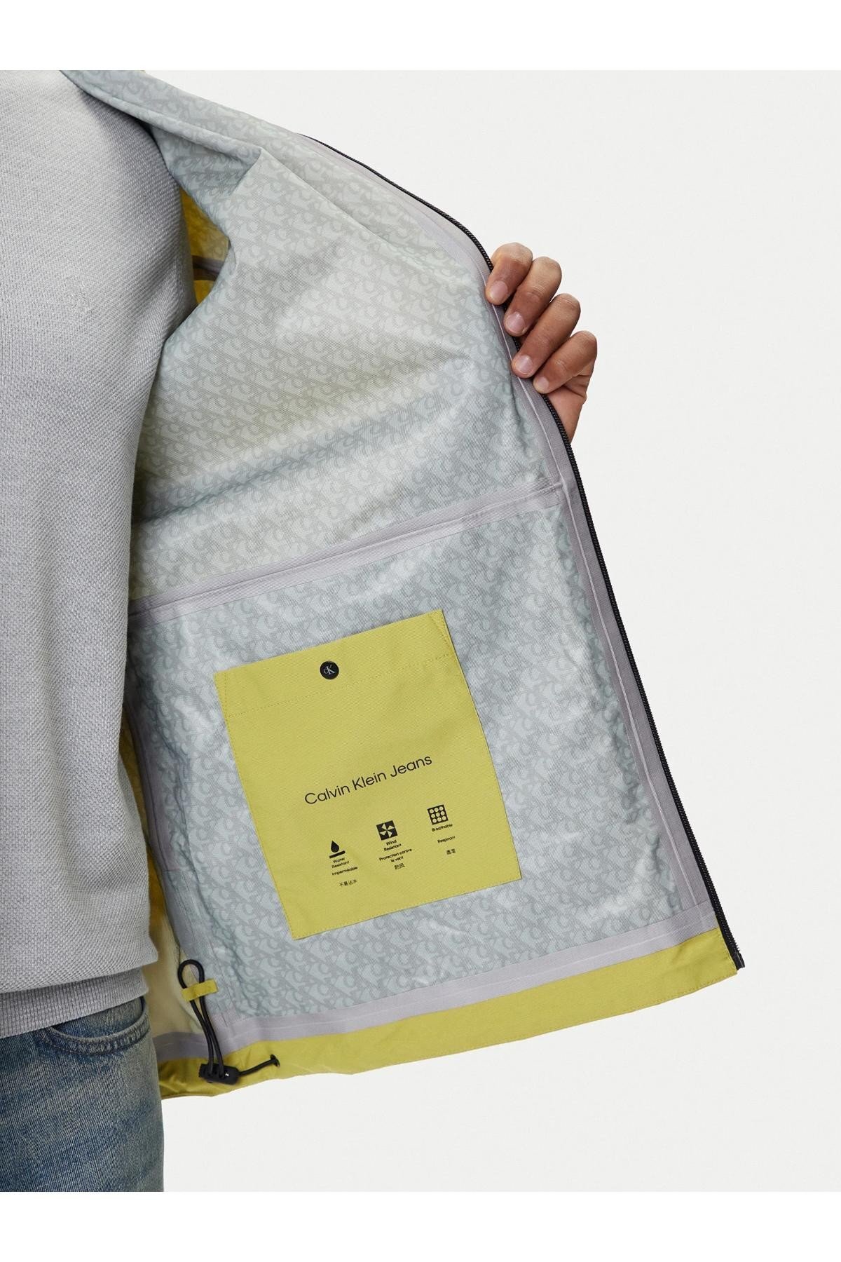 کاپشن مردانه اسپرت Ck Lv04rc509g Ls Nylon Oxford Rlxd — رنگارنگ CK 2873 — تصویر 6 از 6