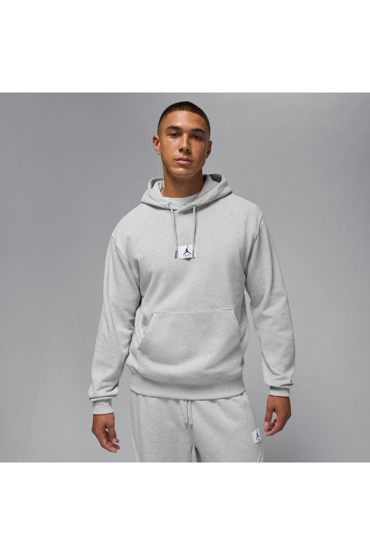 سویشرت خاکستری مردانه Jordan Flight Fleece Po نایکی سویشرت Nike