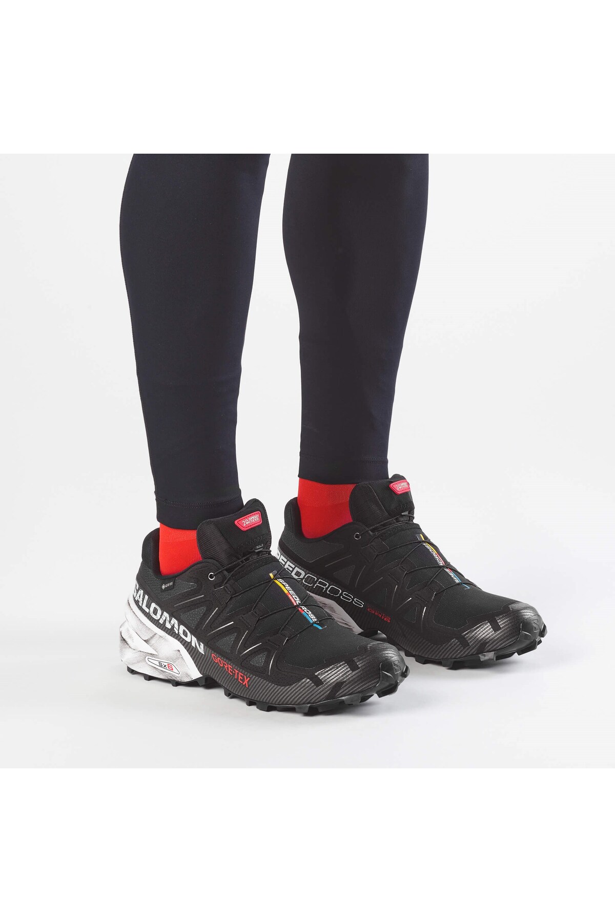 Salomon SPEEDCROSS 6 GTX 20 YEARS Unisex Koşu Ayakkabısı Black L49172600 görsel 7