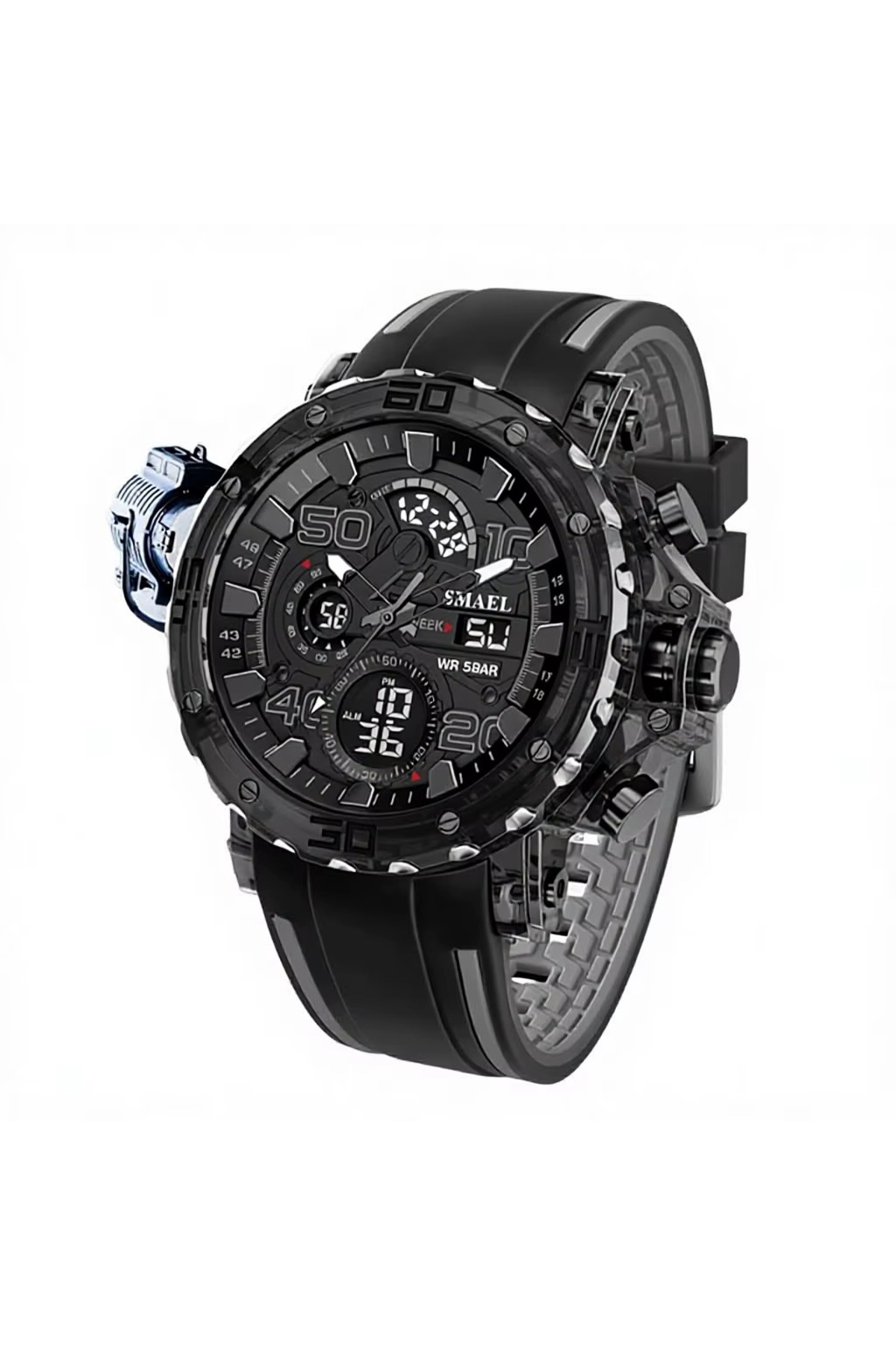 SMAEL 8136 Luxury Tasarım Spor Erkek Kol Saati görsel 5