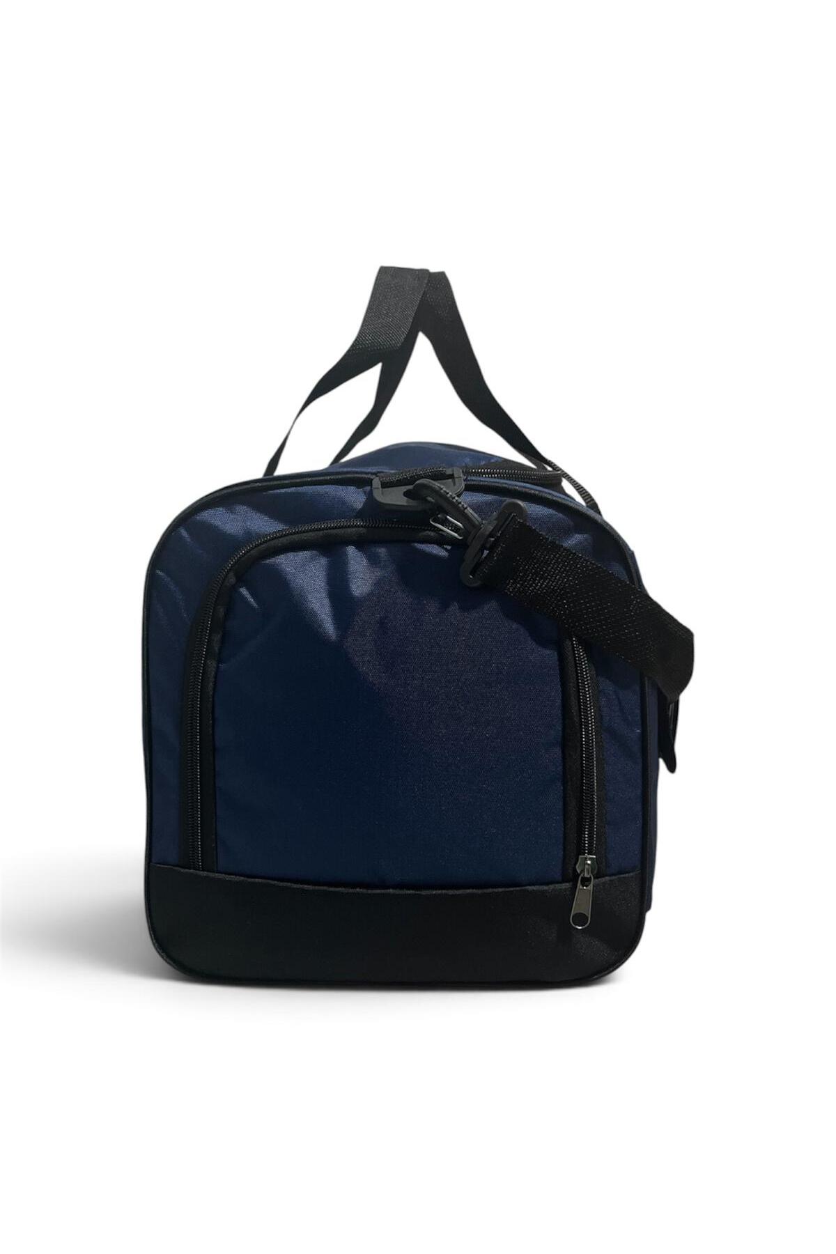 GreandBags Lacivert Ayakkabı Bölmeli A Kalite Geniş Hacimli Spor Çantası Seyehat Çantası GYM görsel 5