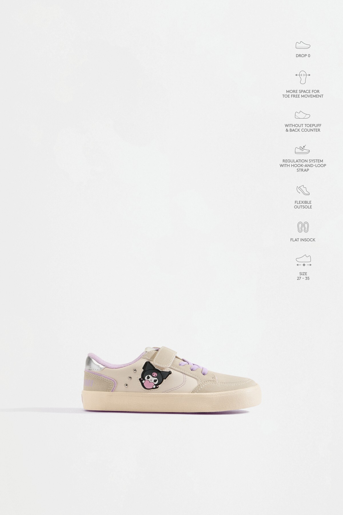 1_org_zoom Kuromi ©SANRIO کفش LEFTIES لفتیز BAREFOOT اورجینال - تصویر 1