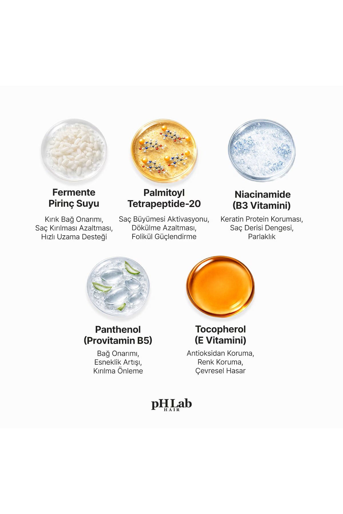 PhLab Fermente Pirinç Suyu & Protein Complex Yıpranmış Saçlar İçin Onarıcı Maske 200 ml — MS11455124212125457455 — تصویر 5 از 5