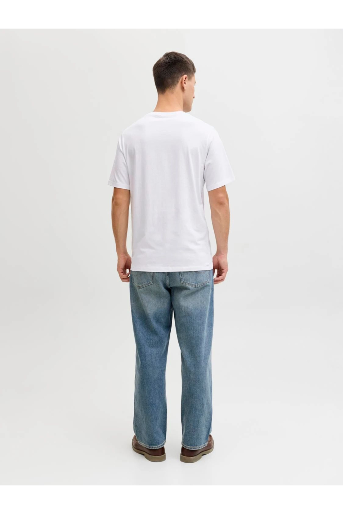 Jack & Jones Jjejeff Logo Tee Ss Sn Erkek T-shirt 12288536 görsel 2