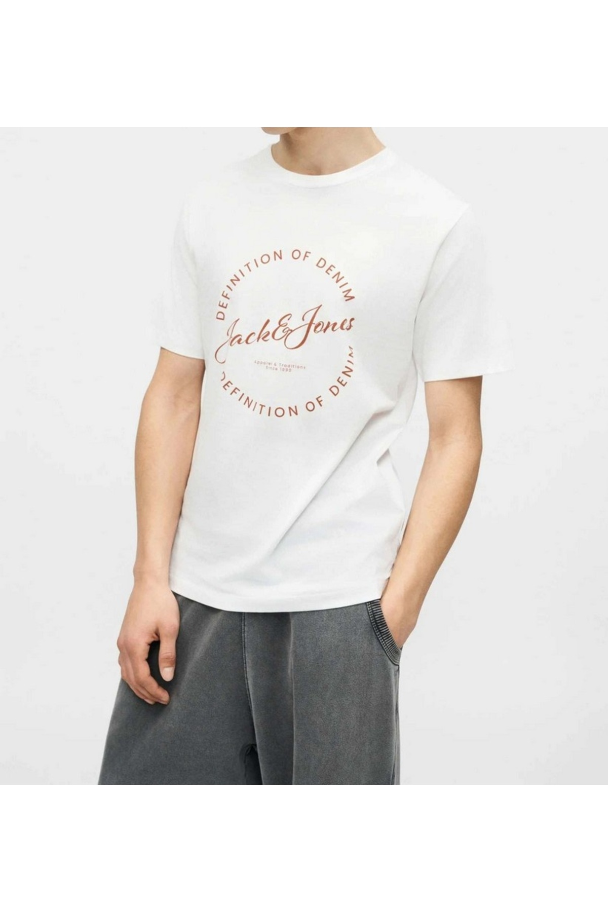 تی شرت مردانه جی جی گریسون مدل Ss یقه گرد کد ۱۲۲۸۸۳۷۷ جک اند جونز تی شرت Jack & Jones