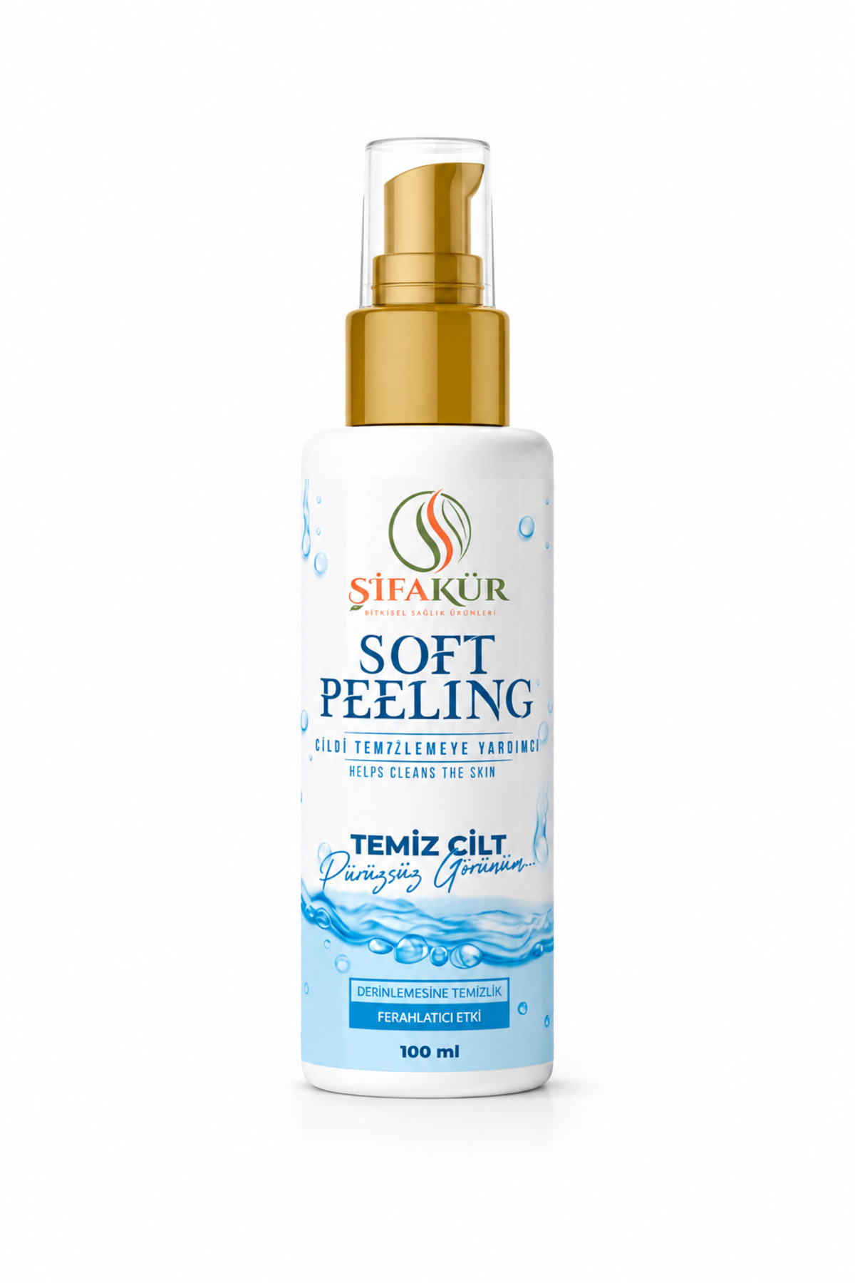 ŞİFAKÜR BİTKİSEL SAĞLIK ÜRÜNLERİ Yüz Peeling Jeli AHA BHA 100 ml Laktik Salisilik Asit Niasinamid Cilt Arındırıcı Soft Peeling — SOFTPEELİNG