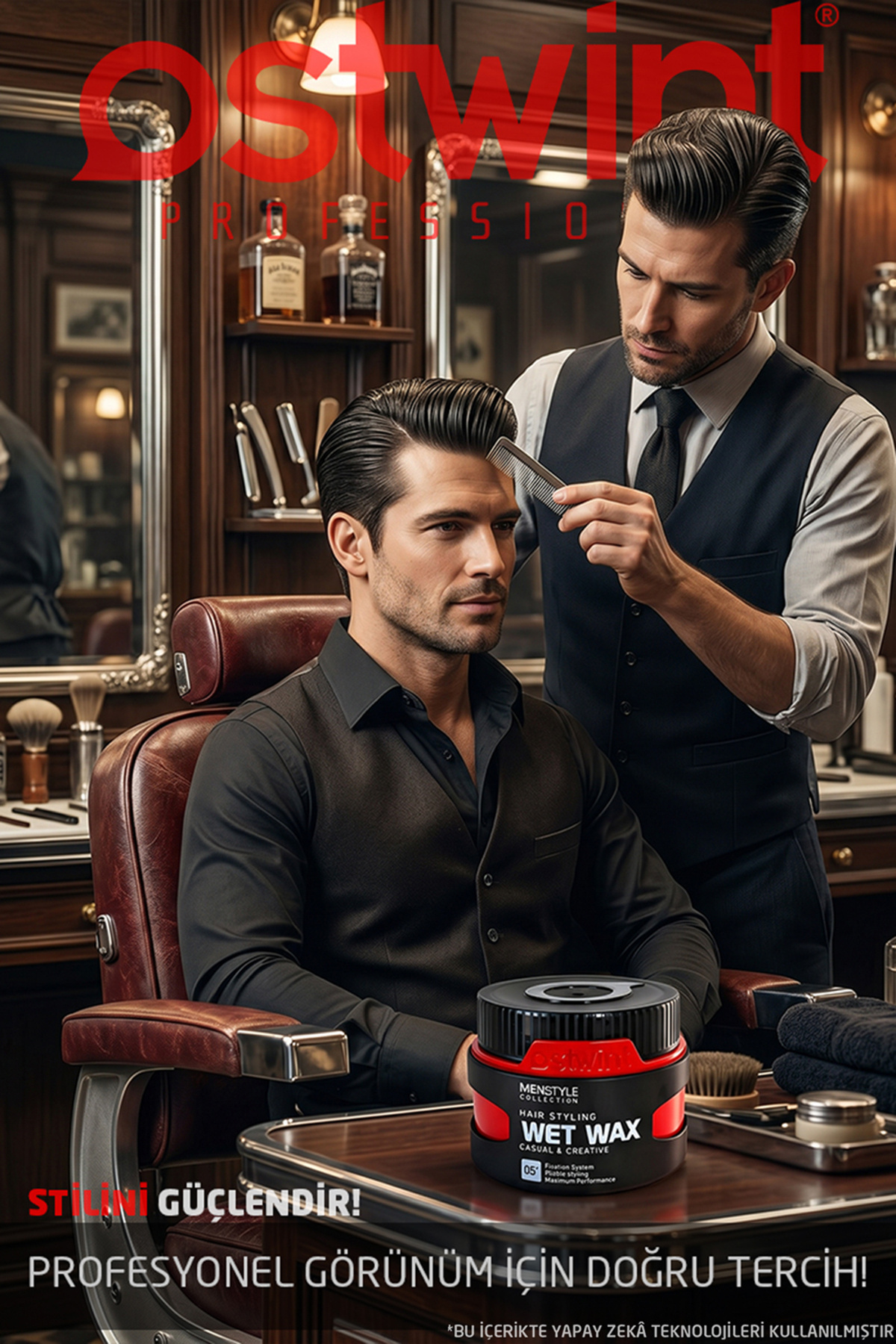 Profesyonel Saç Şekillendirici Wet Wax, Doğal Ve Güçlü Tutuş, Uzun Süreli Etki, No:05 Wet Wax 150ml — 8682943403050 — تصویر 4 از 7