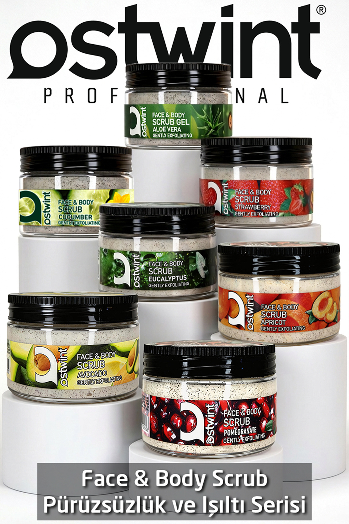 Scrub Jel Aloe Vera Özlü Yüz Ve Vücut Peelingi 300 ml — 8682943403319 — تصویر 7 از 7