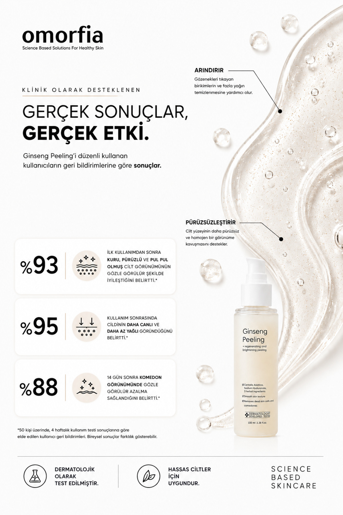 Kırmızı Kore Ginseng Özlü Anında Ölü Derilerden Arındıran, Yenileyici Aydınlatıcı Peeling 100 ml — 8683498414294 — تصویر 7 از 9