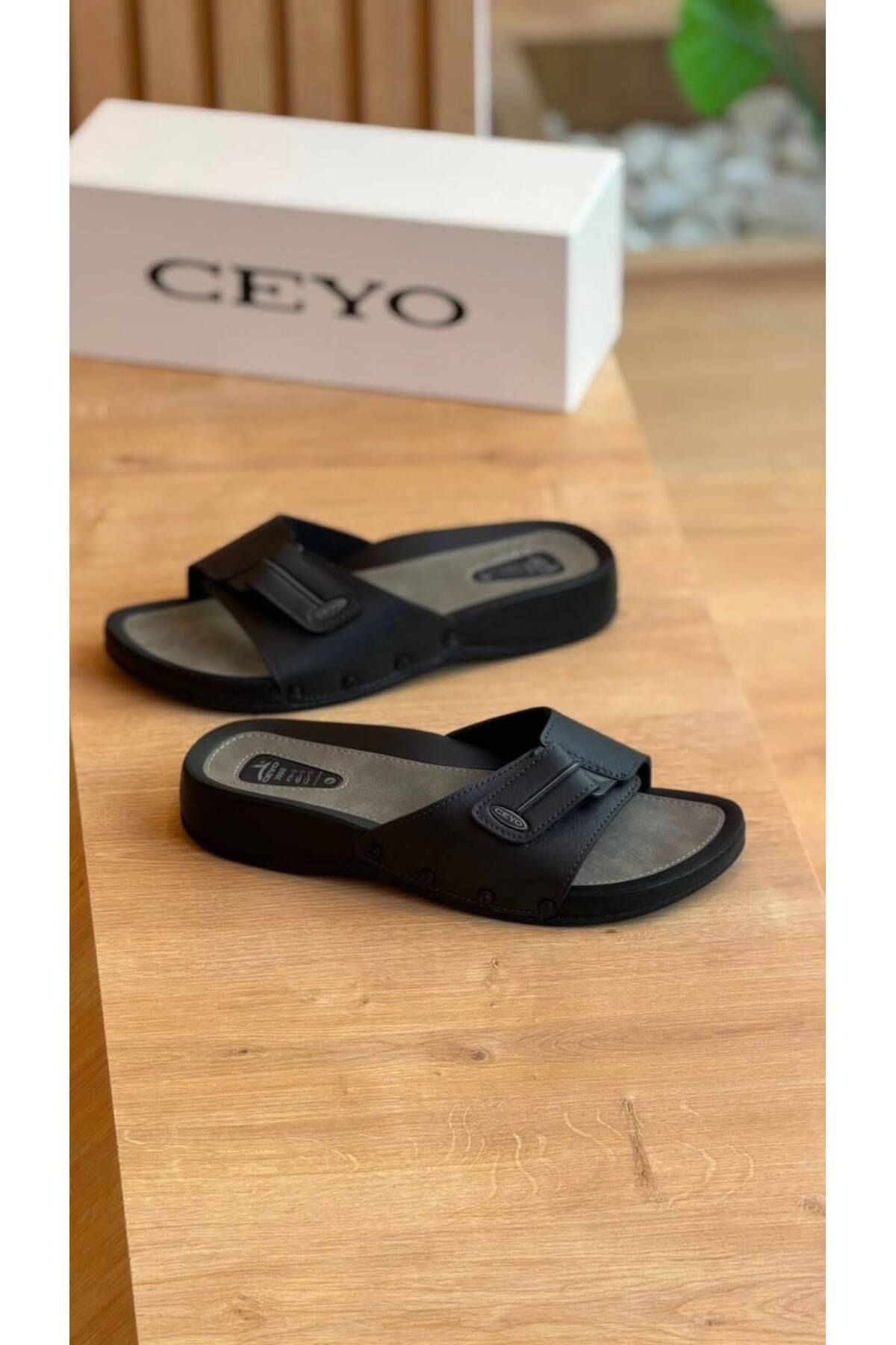 Ceyo 3000-2 Siyah 40-45 Erkek Anatomik Terlik