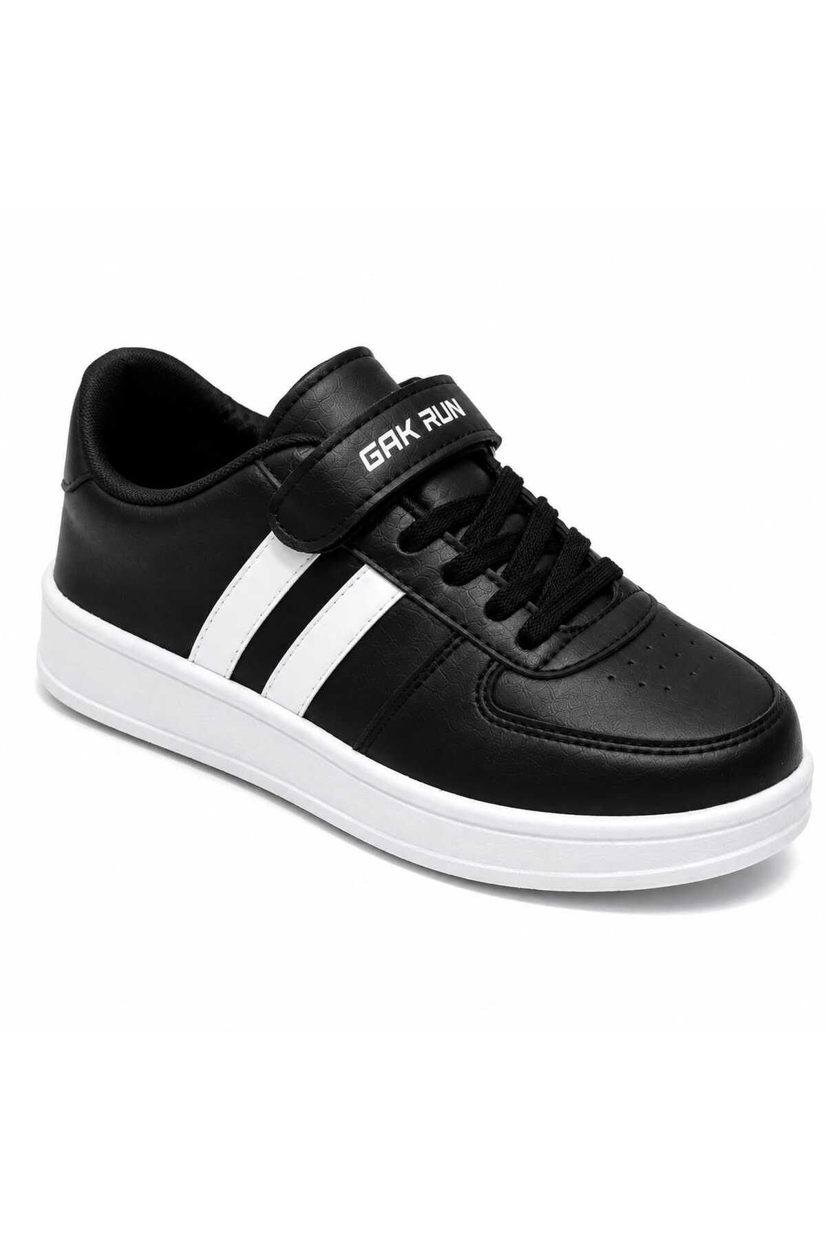 GAK RUN Unisex Çocuk Cırtlı Rahat Günlük Sneaker Ayakkabı