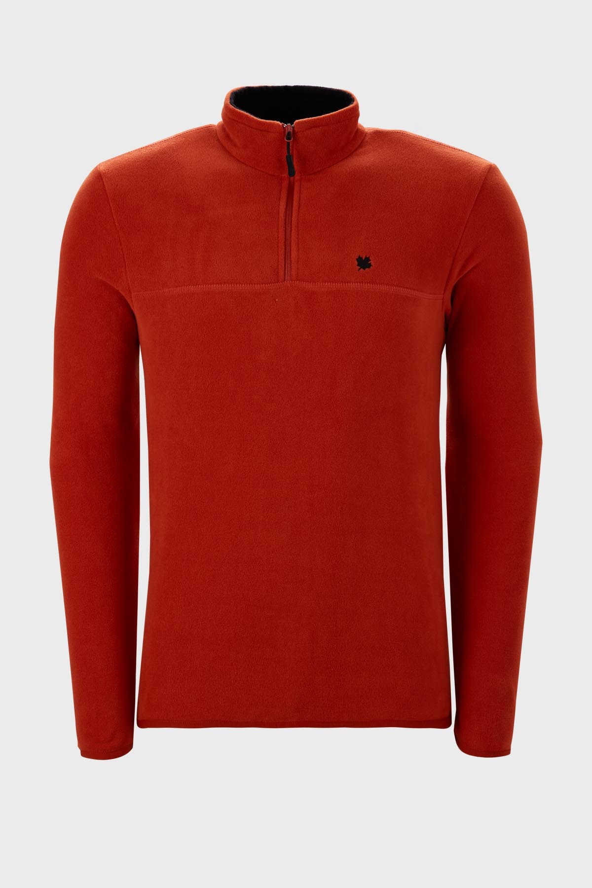 Buratti Slim Fit Anti-Pilling Tüylenme Yapmayan Bato Yaka Soğuk Geçirmez Şardonlu Polar Erkek POLAR görsel 2