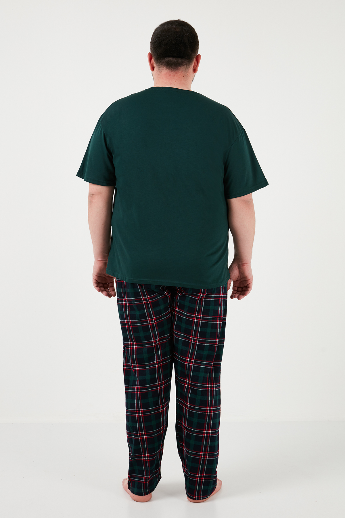 Buratti Pamuklu Regular Fit Büyük Beden Pijama Takımı Erkek PİJAMA TAKIMI 6572002B görsel 6