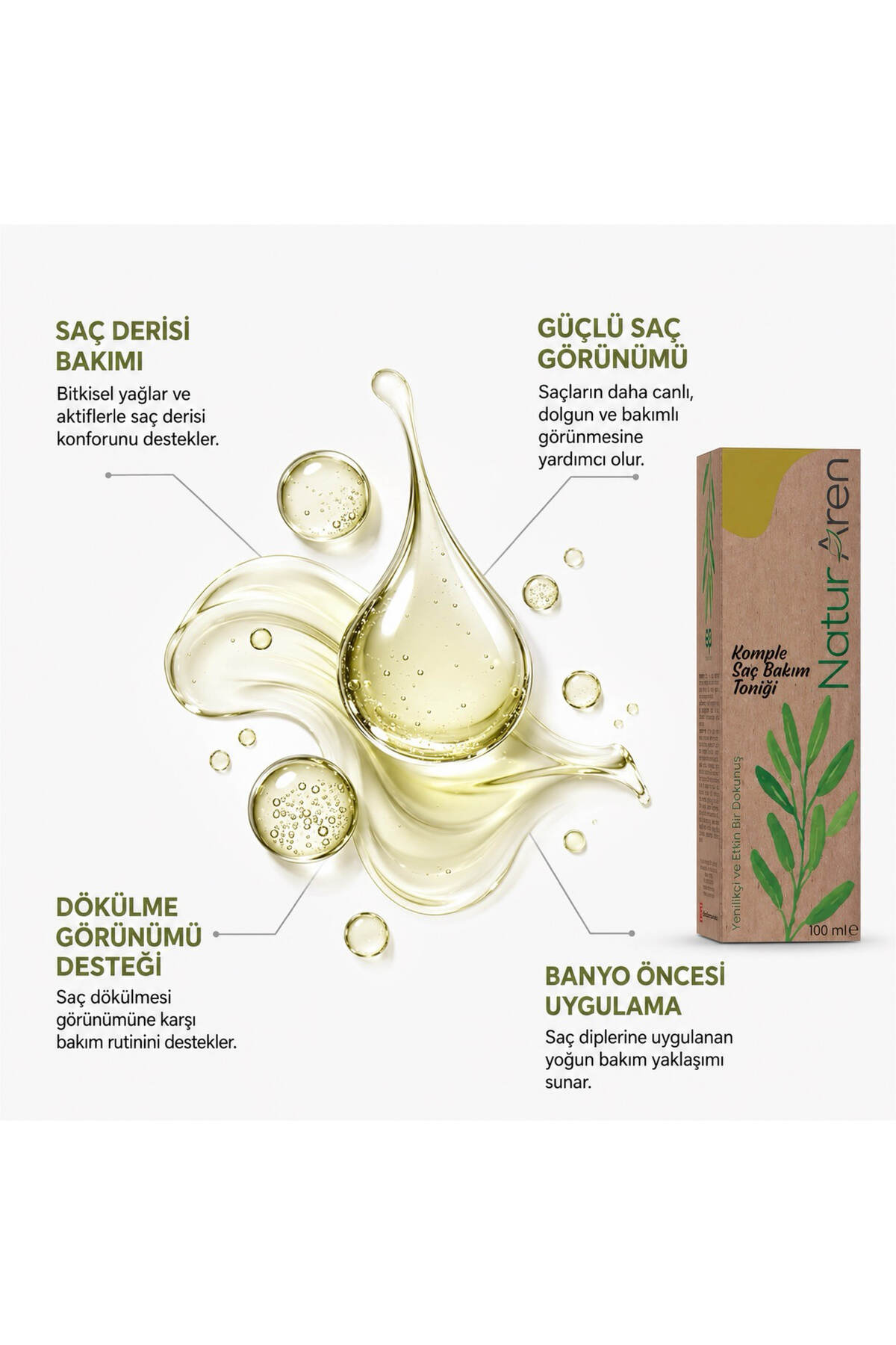 Komple Saç Bakım Toniği 100 ML — 8682887518025 — تصویر 5 از 8