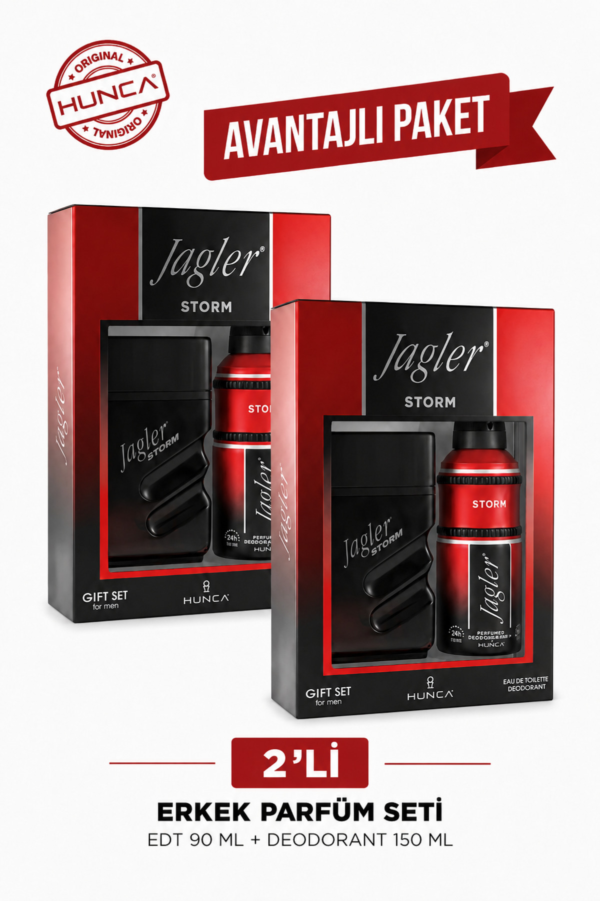 Jagler Storm Erkek Parfüm Seti 2 Adet — JPT2