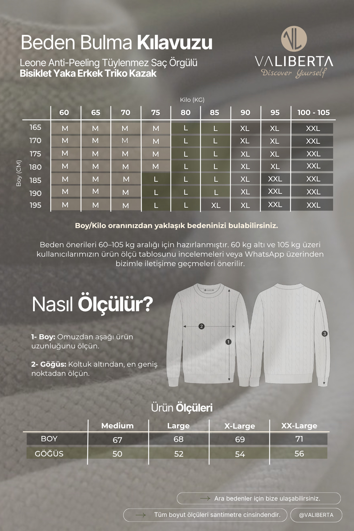 Leone Anti-Peeling Tüylenmez Saç Örgülü Bisiklet Yaka Erkek Triko Kazak - Bordo — زرشکی BK10017 — تصویر 8 از 8