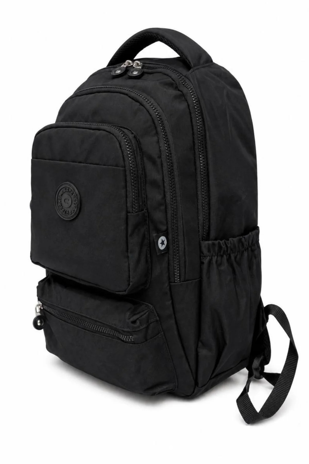 Bliss Unisex Krinkıl Sırt Çantası Su Geçirmez Kumaş Büyük Boy Okul & Günlük Çanta görsel 3