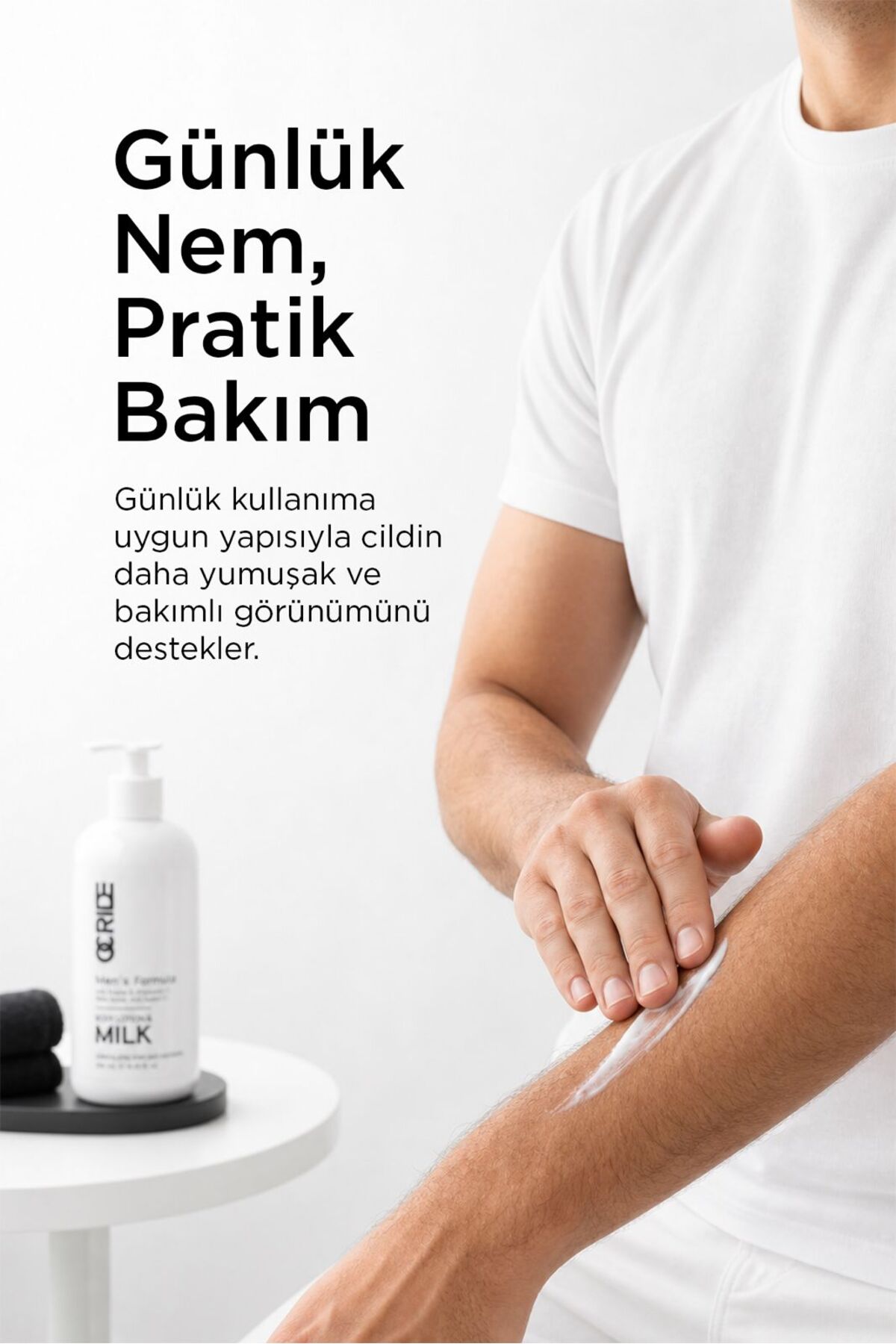 Men's Formula Body Milk Erkekler İçin Bitkisel Nemlendirici Vücut Losyonu ve Sütü 250 ml — OCMEN001 — تصویر 2 از 6