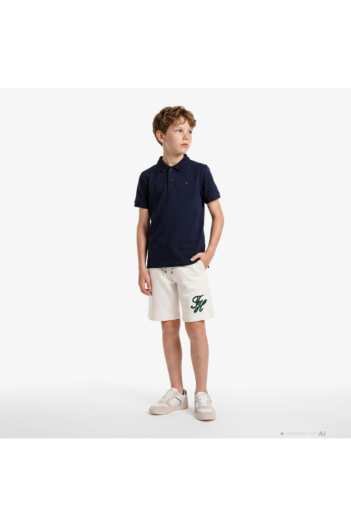 پولوشرت پسرانه یقه پلو | تامی هیلفیگر Tommy Hilfiger KB0KB10007 BD - تصویر 3