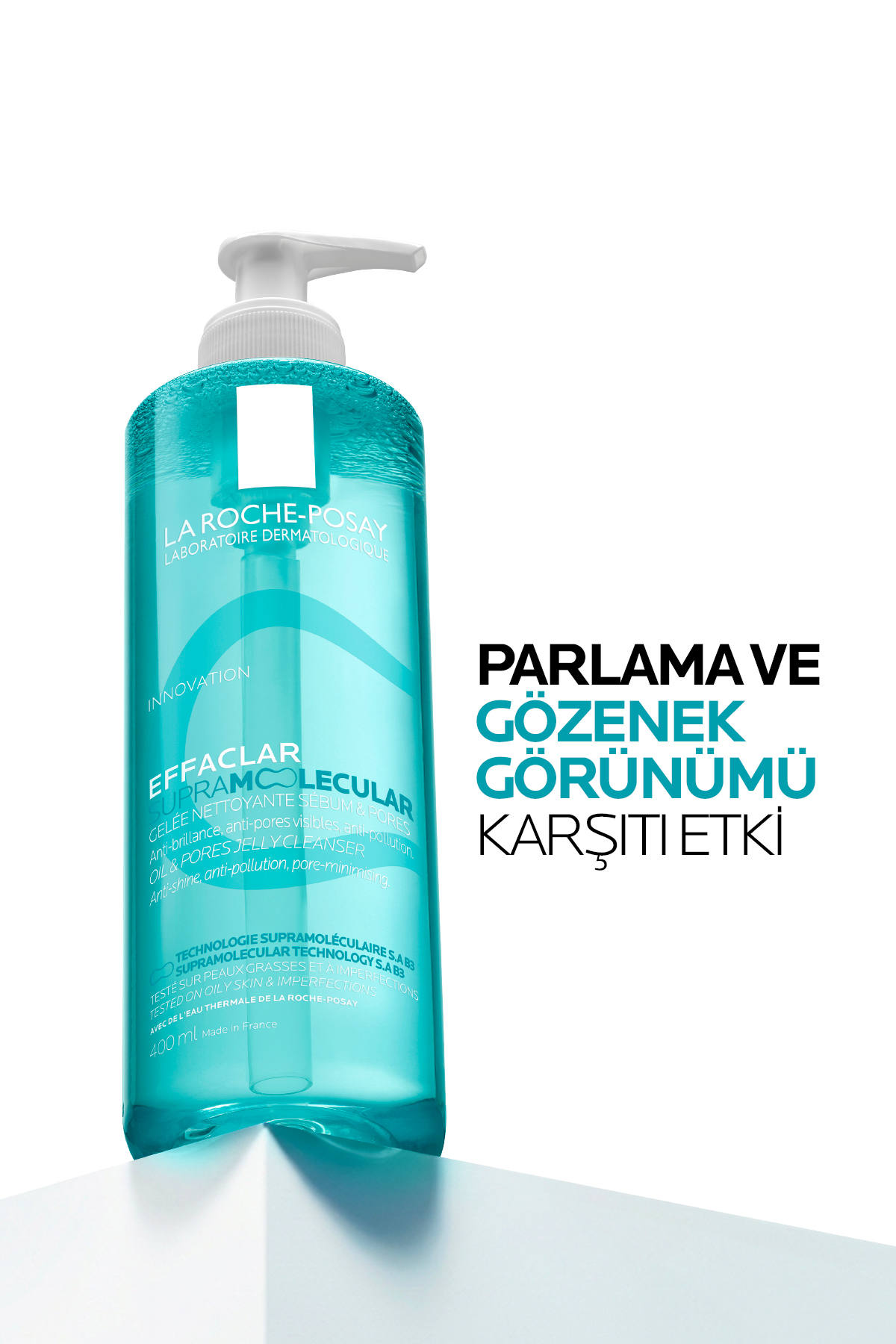 Yağlı&Karma Ciltler İçin Gözenek Karşıtı Güneş Bakım Seti: Effaclar Supra Jel&Anthelios UVAIR SPF50+ — LRP20260025 — تصویر 5 از 9