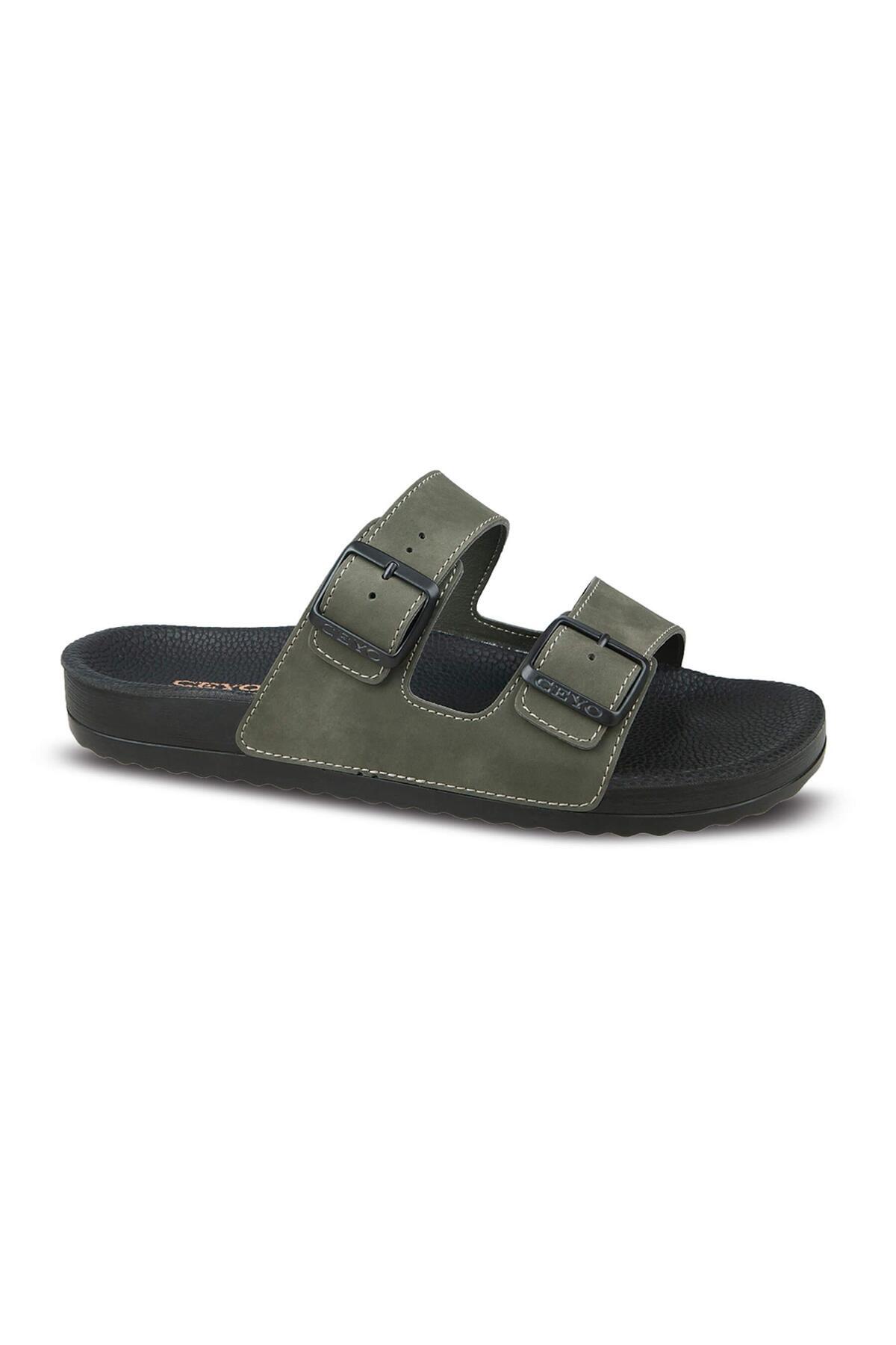 Ceyo Bahama-10 Anatomik Unisex Terlik Haki görsel 5