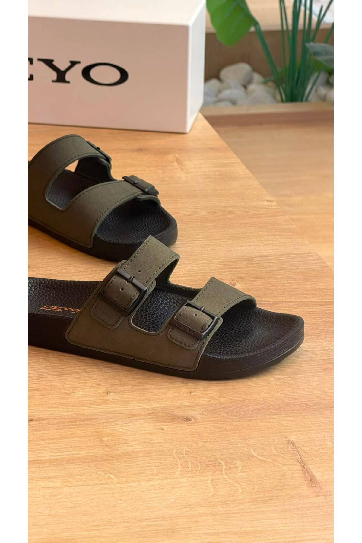 Ceyo Bahama-10 Anatomik Unisex Terlik Haki görsel 3