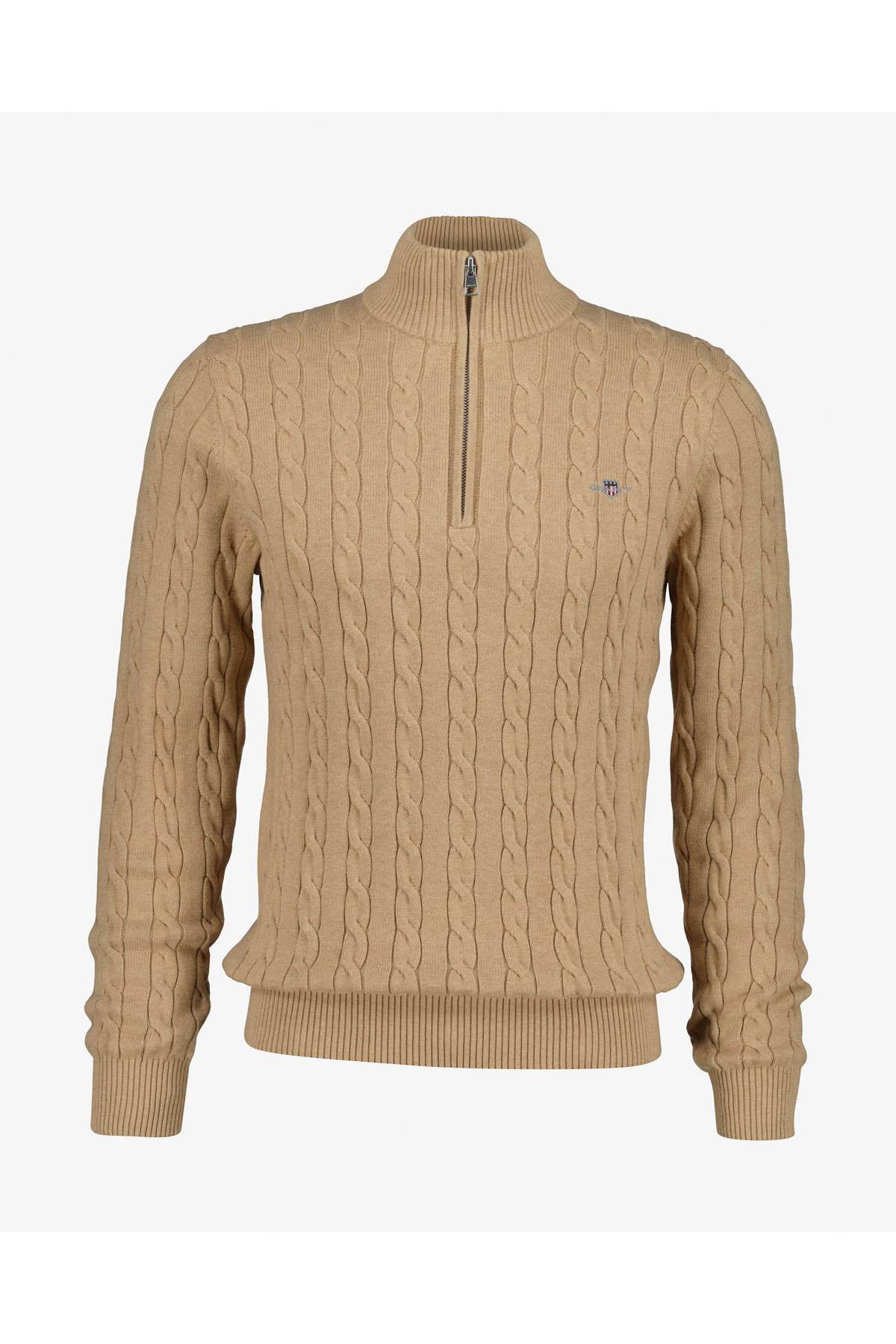 Gant Erkek Krem Regular Fit Örgü Kazak görsel 3