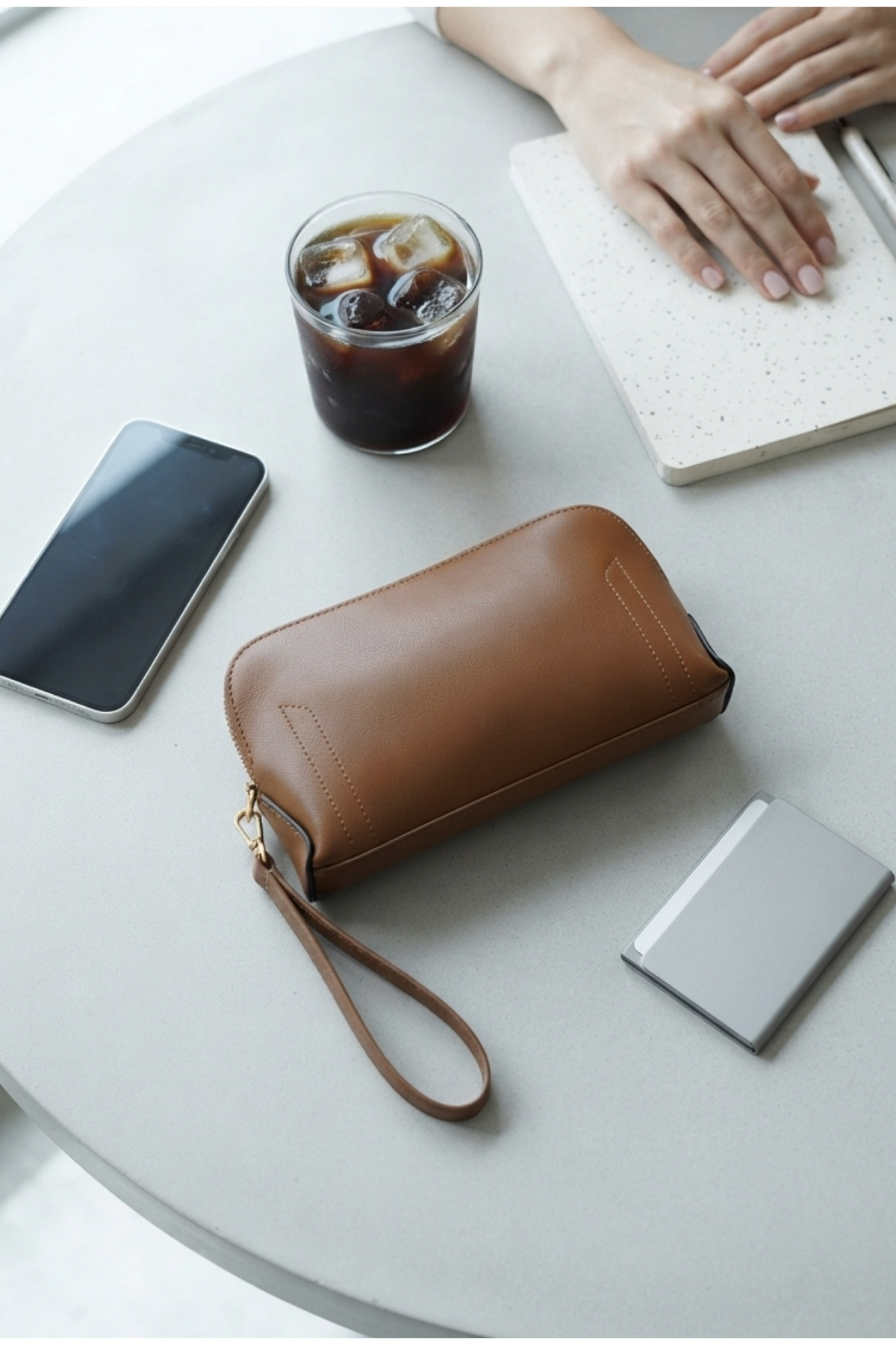 lizy's Çanta Içi Taba Cüzdan Portföy & Clutch Makyaj Çantası görsel 4