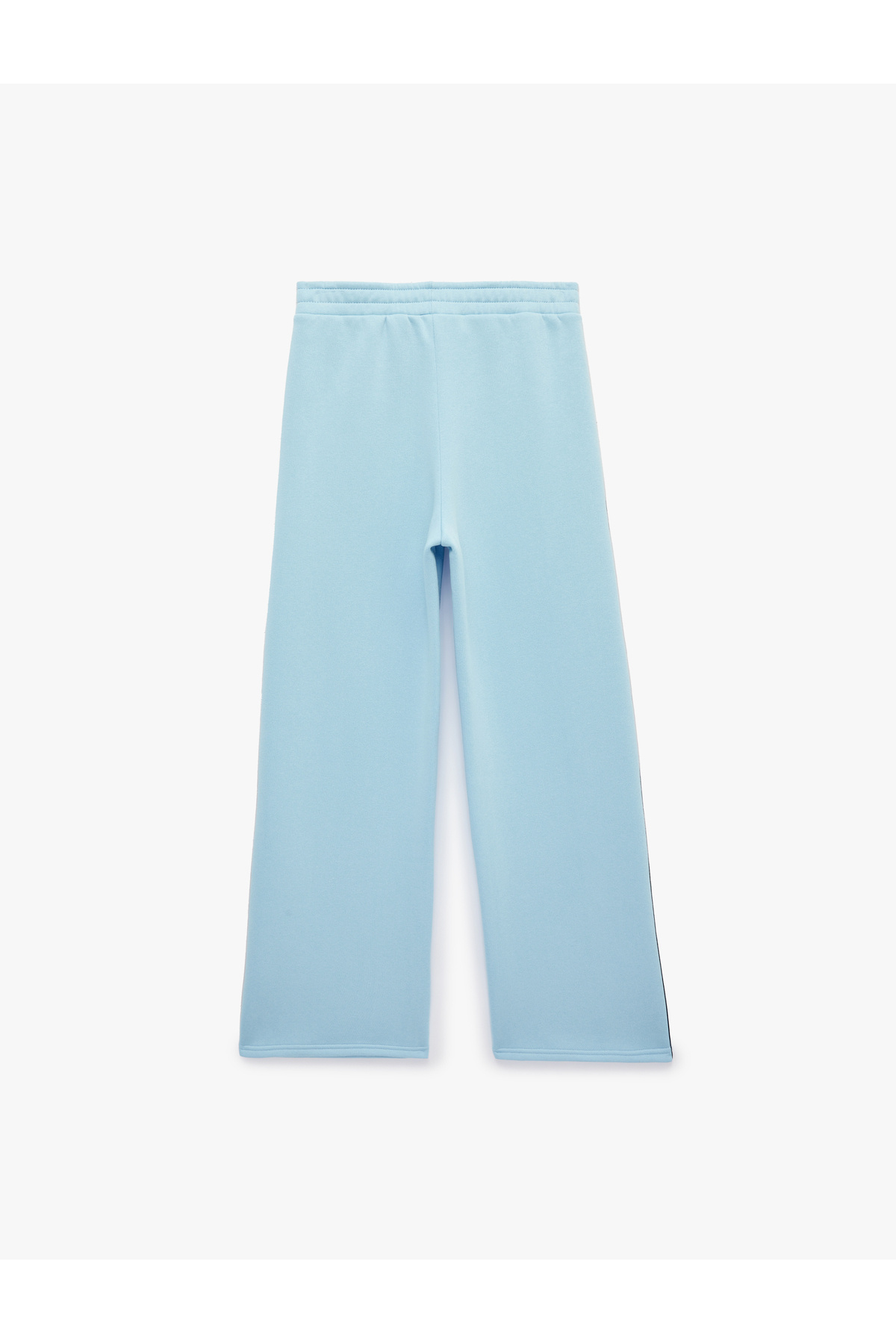Koton Şerit Detaylı Beli Lastikli Üç İplik Şardonlu Geniş Paça Eşofman Altı görsel 6