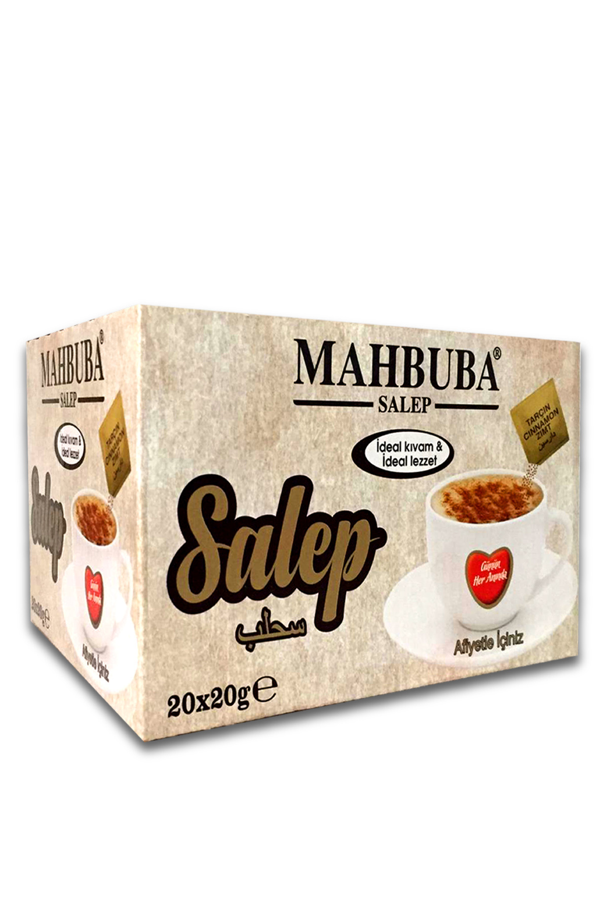 Mahbuba Salep Toz ( Sahlep ) Tarçınlı 20x20gr - Fiyatı, Yorumları