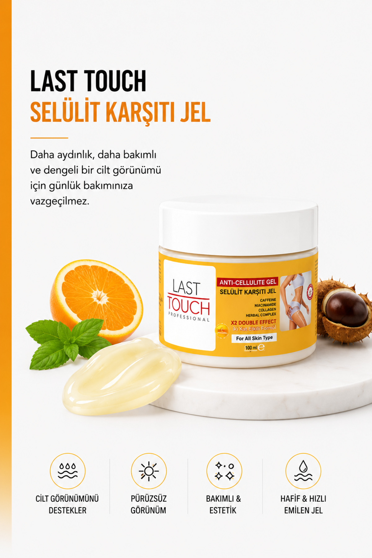 Anti Selülit Jel-Sıkılaştırıcı- Ve Çatlak Karşıtı Jel 100 Ml C Vitaminli — SJ25133 — تصویر 9 از 9