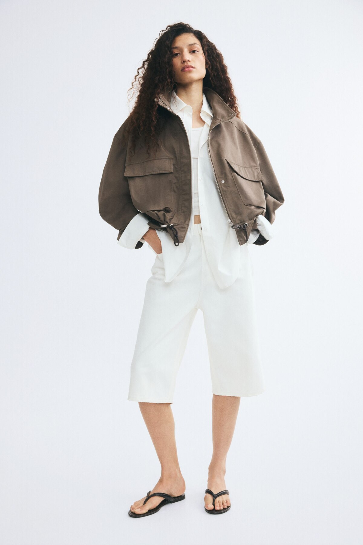 H&M Oversized Utility Ceket görsel 2