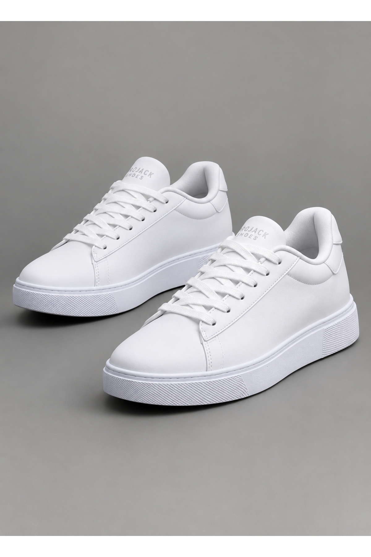 PRO JACK Beyaz Siyah Günlük Erkek Sneaker Ayakkabı - 0412 görsel 2