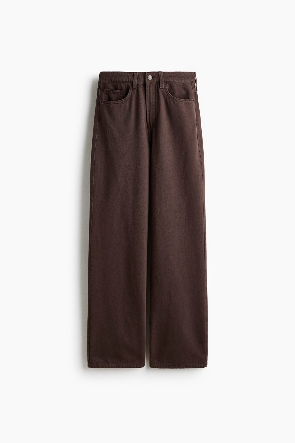 H&M Wide High Waist Jeans görsel 3