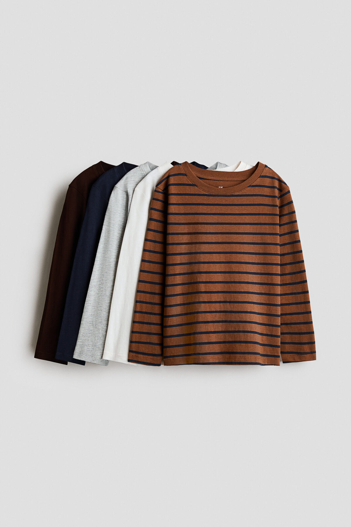 تاپ‌های نخی بسته ۵ عددی اچ اند ام تی شرت H&M