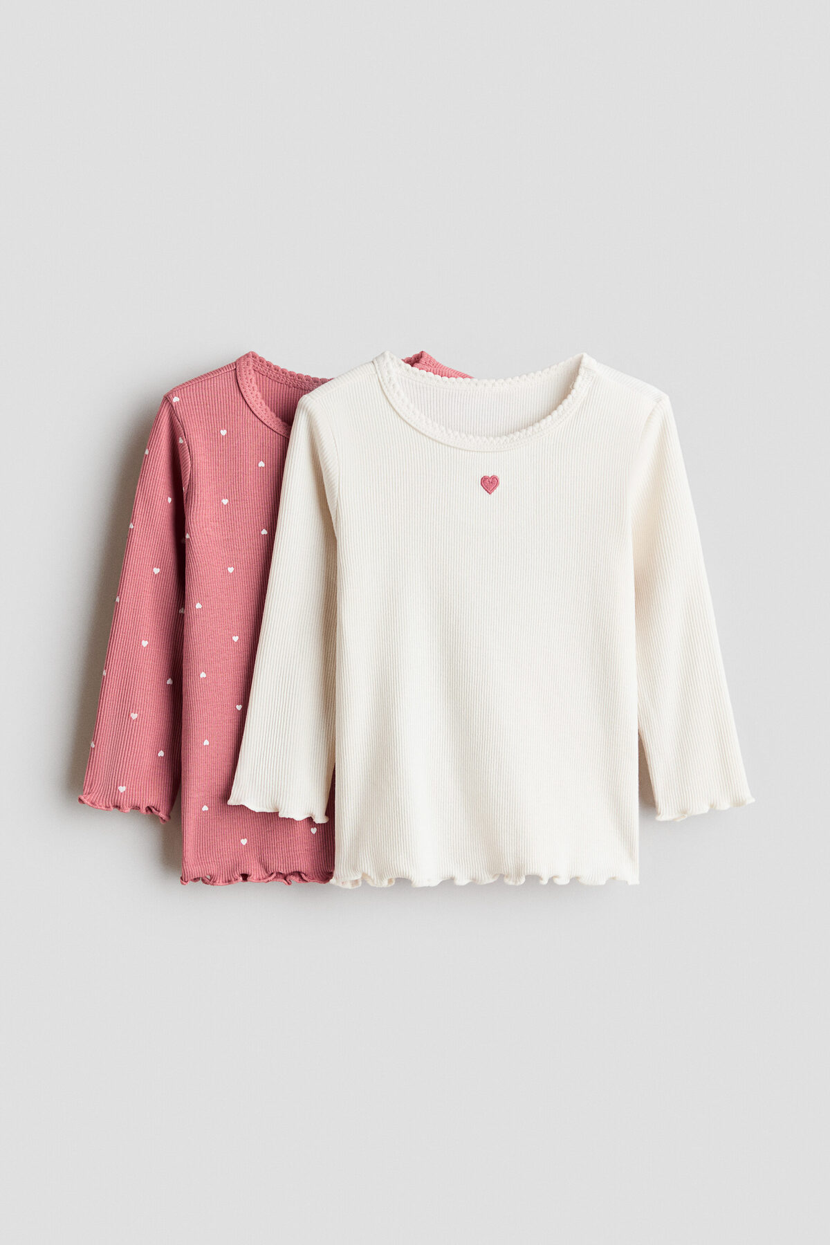 تاپ نخی دو تکه با طرح سوراخ‌دار اچ اند ام تی شرت H&M