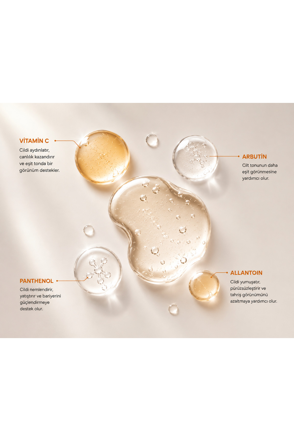 C Vitamini & Leke Giderici , Arbutin İçeren Aydınlatıcı Cilt Tonu Eşitleyici Serum 30 ml — 001907 — تصویر 6 از 7