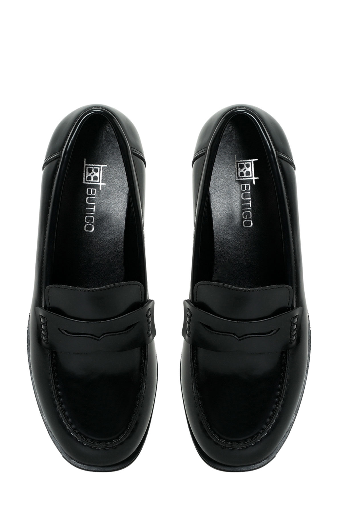 Butigo 26K-213 Siyah Kadın Loafer görsel 4